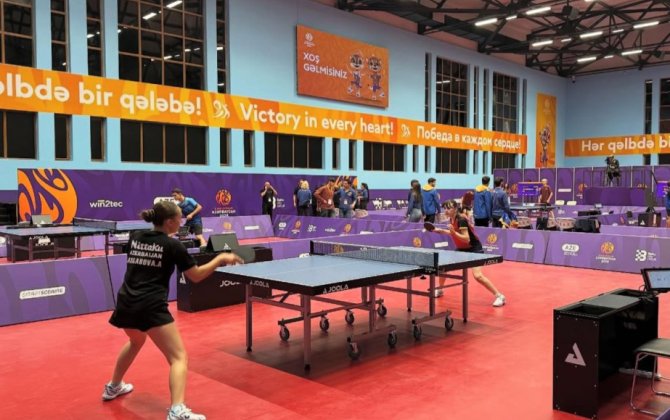 III Игры СНГ: В Габале пройдут соревнования по настольному теннису и футболу