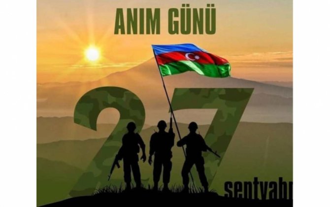 Mirmahmud Mirəlioğlu  27 sentyabr -Şəhidlərimizi Anım Günü ilə bağlı paylaşım etdi... 