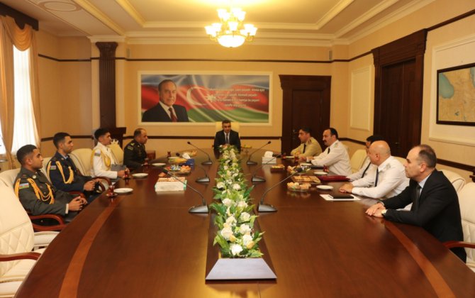 Hərbi prokuror Heydər Əliyev adına Hərbi İnstitutun kursantları ilə görüşüb - FOTO