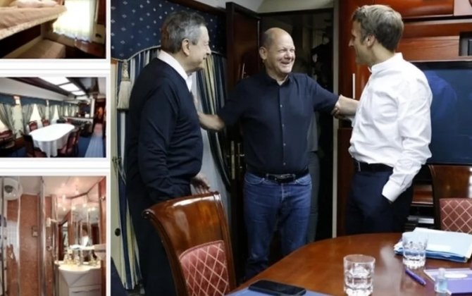Qərb liderlərini Kiyevə gətirən qatarın sirləri... - FOTO