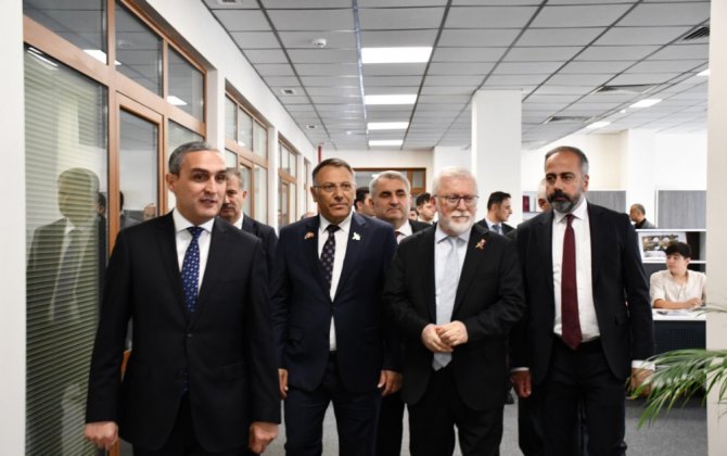 Türkiyəli rektorlar Qarabağ Universitetində olublar - FOTOLAR