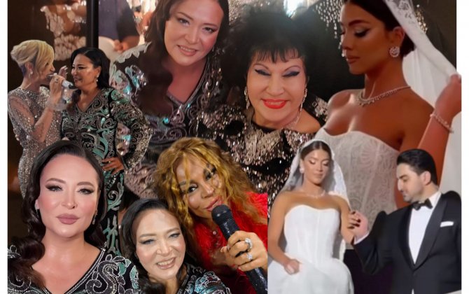 Zeynəb Xanlarovanın nəvəsinin toyundan ÖZƏL görüntülər-FOTO+VİDEO