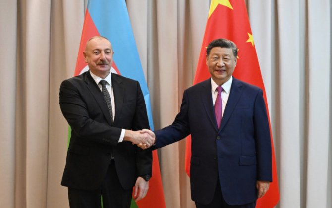 Prezident İlham Əliyev Si Cinpinə məktub ünvanlayıb