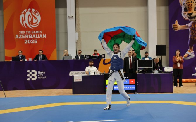 MDB Oyunları: Azərbaycan taekvondoçuları ilk gündə 3 qızıl medal əldə ediblər - FOTO
