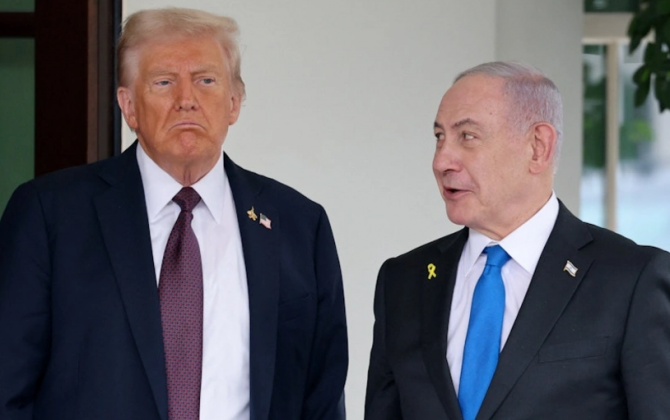 Ağ Evdə Trampla Netanyahu arasında görüş başlayıb