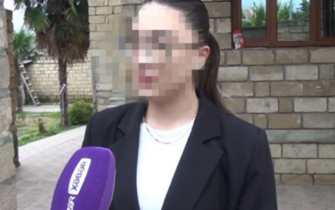 Çay stəkanına tüpürən qız DANIŞDI - VİDEO