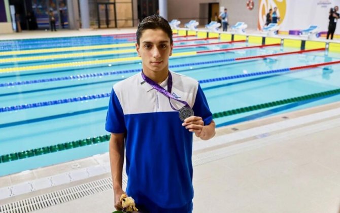 Azərbaycan üzgüçüsü III MDB Oyunlarında gümüş medal qazandı