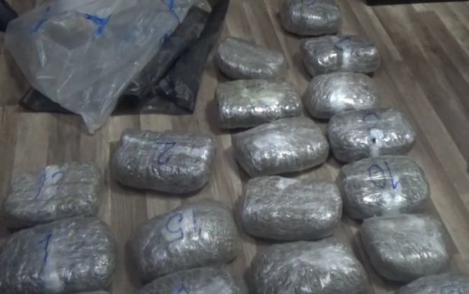 Bakıda keçmiş məhkumdan 20 kq narkotik aşkarlanıb