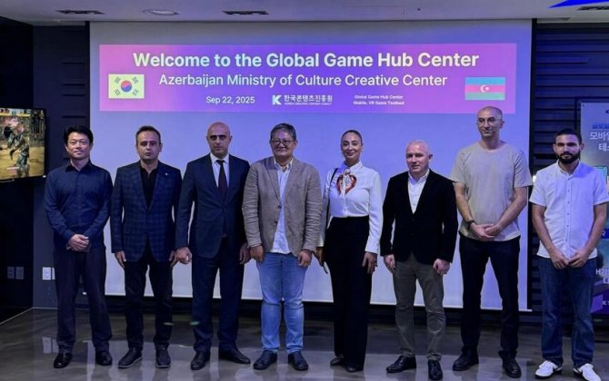 Yaradıcı Mərkəzin nümayəndə heyəti Cənubi Koreyada səfərdə olub