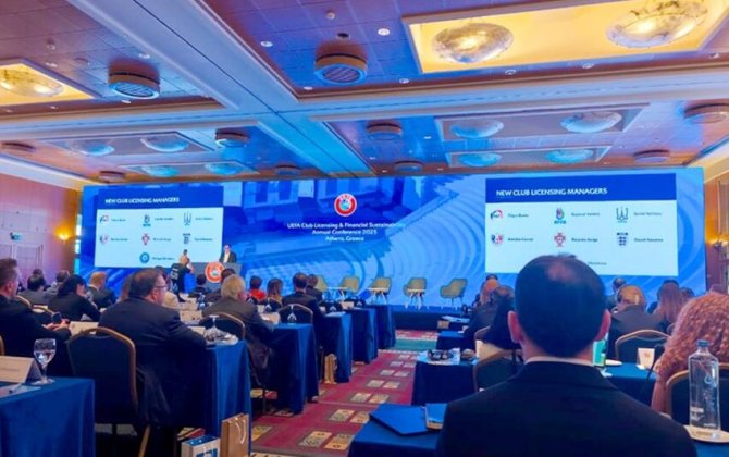 AFFA rəsmiləri UEFA-nın Konfransına qatıldı - FOTO