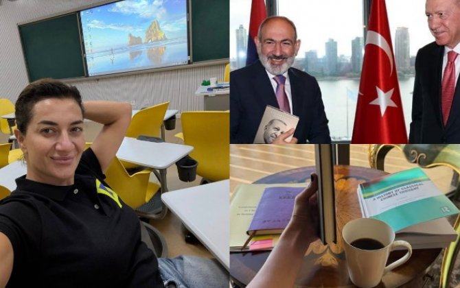 Paşinyanın xanımı Ərdoğanın o kitabını oxuyub bitirdi...-FOTOLAR