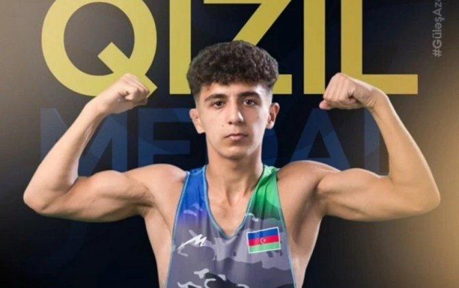 III MDB Oyunları: Güləşçimiz qızıl medal qazandı