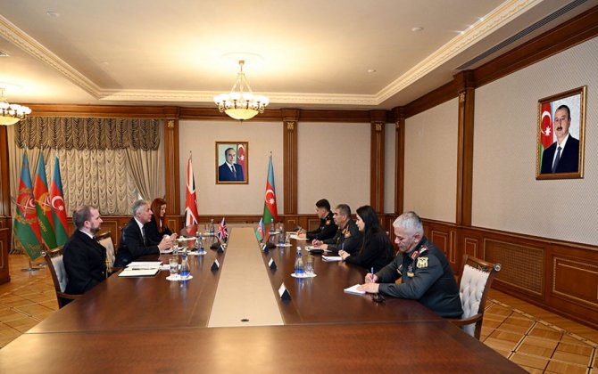 Zakir Həsənov Britaniya səfiri ilə görüşüb - FOTO