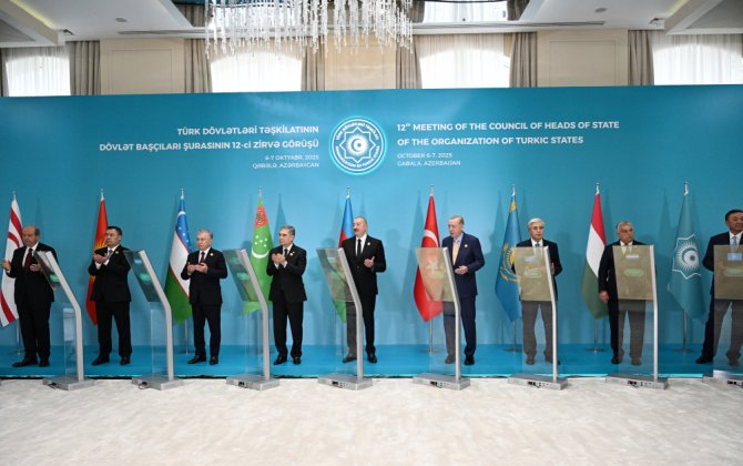Türkmənistan tərəfindən Füzulidə tikiləcək məscidin onlayn formatda təməli qoyulub - FOTO