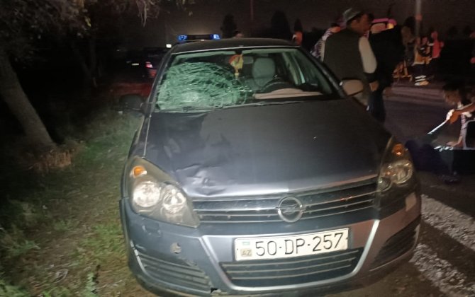 Tovuzda yol qəzası baş verib - Piyada hadisə yerində ölüb - FOTO