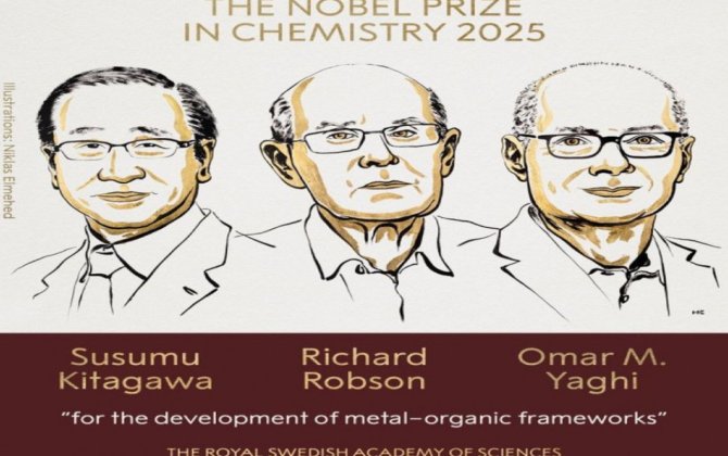 Kimya üzrə Nobel mükafatı laureatları məlum oldu