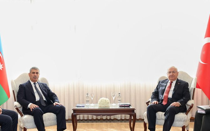 Ankarada Azərbaycan və Türkiyə müdafiə nazirləri görüşüb - FOTO