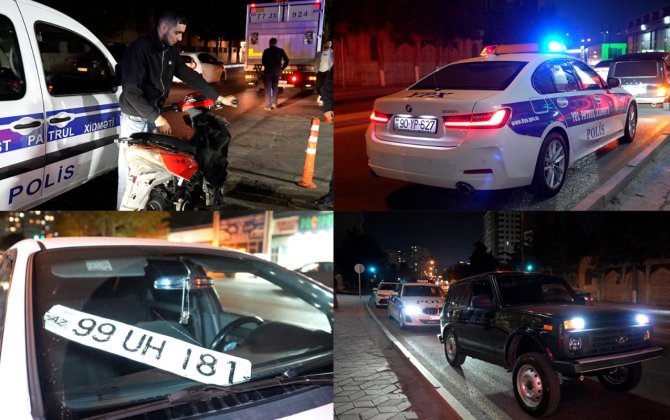 Polis Xırdalanda gecə saatlarında səs-küy yaradan şəxslərlə bağlı tədbirlər görür - VİDEO