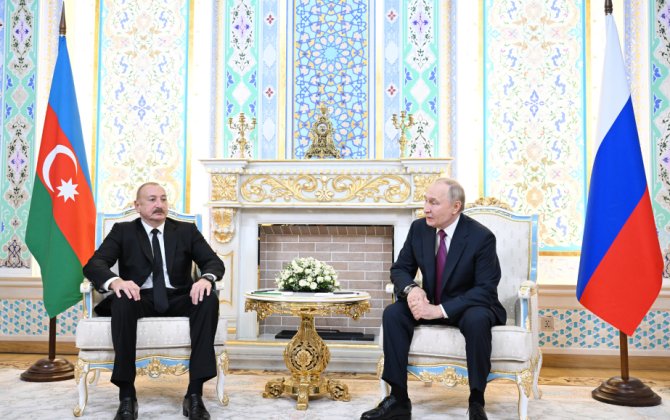 Putin Rusiya ilə Azərbaycan arasında humanitar əlaqələrin yüksək səviyyədə olduğunu qeyd edib