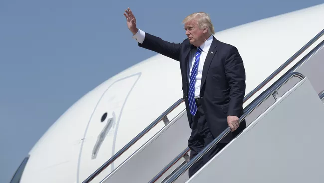 Трамп отправится на Ближний Восток