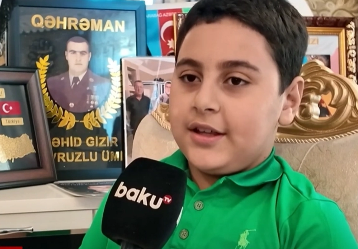 Şəhid Ümid Novruzlunun oğlu: 