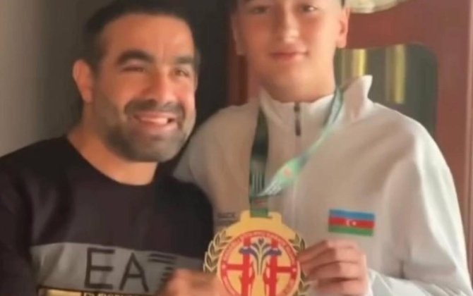 Rəşad Dağlının oğlu çempion oldu - FOTO/VİDEO