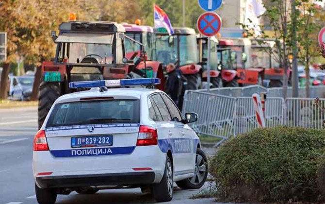 Serbiyada fermerlər etiraz aksiyası keçiriblər