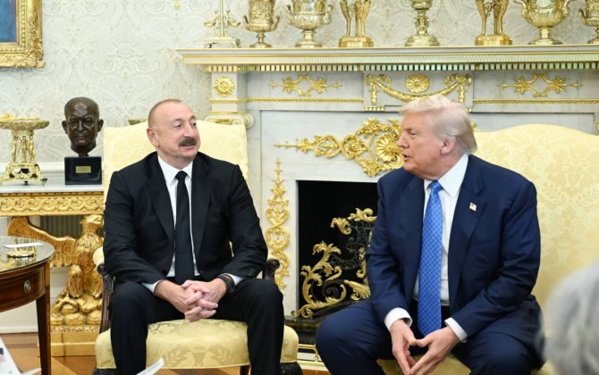 Tramp Prezident İlham Əliyevi çox güclü lider adlandırıb - VİDEO