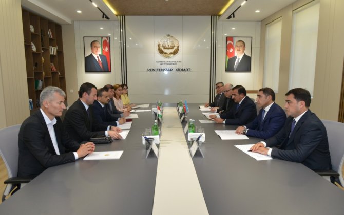 Tacikistan nümayəndə heyəti Azərbaycanın penitensiar və probasiya təcrübəsi ilə tanış oldu - FOTO