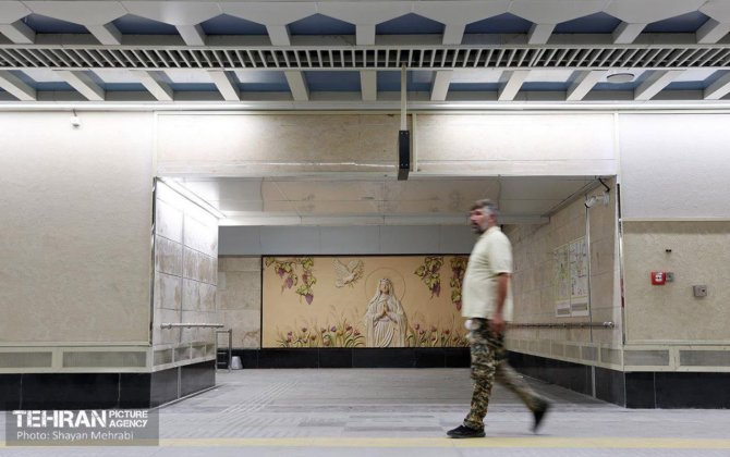 Tehranda yeni “Müqəddəs Məryəm” metro stansiyası - Fotolar