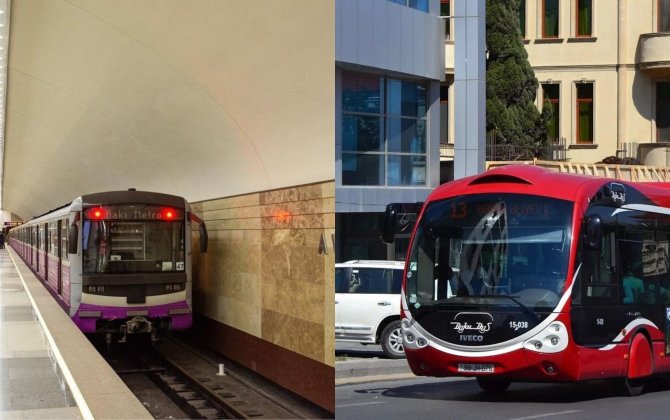 Metro və avtobusda 