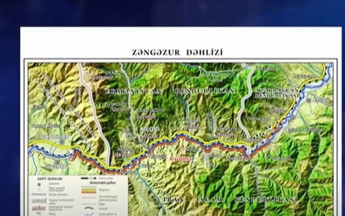 Zəngəzur dəhlizinin xəritəsi hazırlandı: TARİXİ əhəmiyyətli yol hansı ərazilərdən keçəcək? – VİDEO