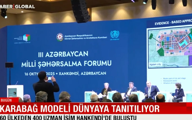 Xankəndidə Qarabağ modeli dünyaya təqdim edilib - VİDEO