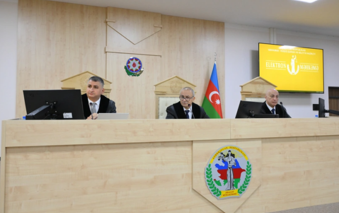 Ermənistanın Azərbaycan iqtisadiyyatına vurduğu ziyanla bağlı sənədlər məhkəmədə tədqiq edilib