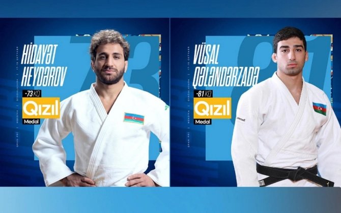Hidayət Heydərov və Vüsal Qələndərzadə Qvadalaxarada QIZIL MEDAL qazandı