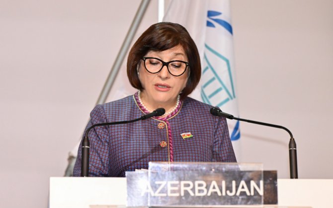 Sahibə Qafarova Parlamentlərarası İttifaqın 151-ci Assambleyasında çıxış edib - FOTO
