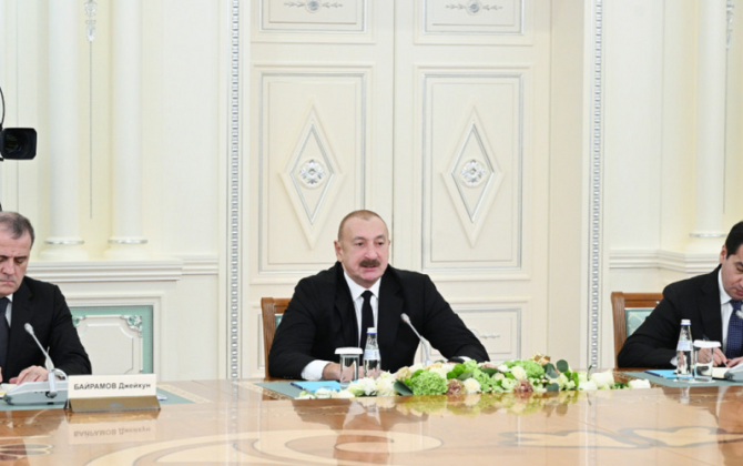 Prezident Qazaxıstanın Azərbaycana dəyişməz dəstəyindən DANIŞDI