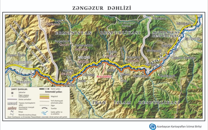 Zəngəzur dəhlizinin xəritəsi hazırlandı: TARİXİ əhəmiyyətli yol hansı ərazilərdən keçəcək? – VİDEO