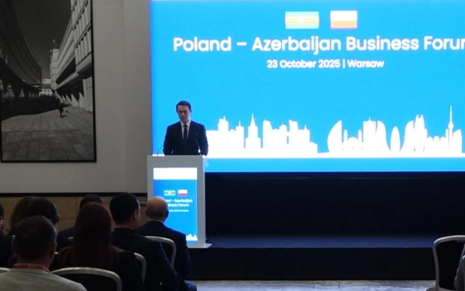 Varşavada Azərbaycan-Polşa biznes forumu keçirilib - VİDEO
