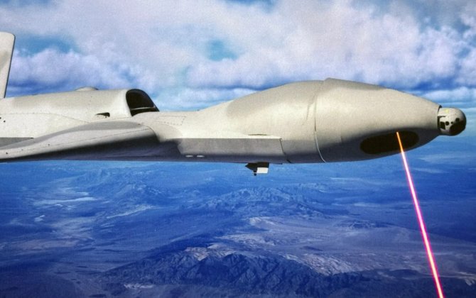 General Atomics показала беспилотник с лазером