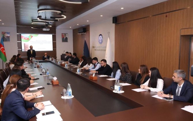BSU-da Qərbi Azərbaycan İcmasının Gənclər Şurasının üzvləri ilə seminar keçirilib - FOTO