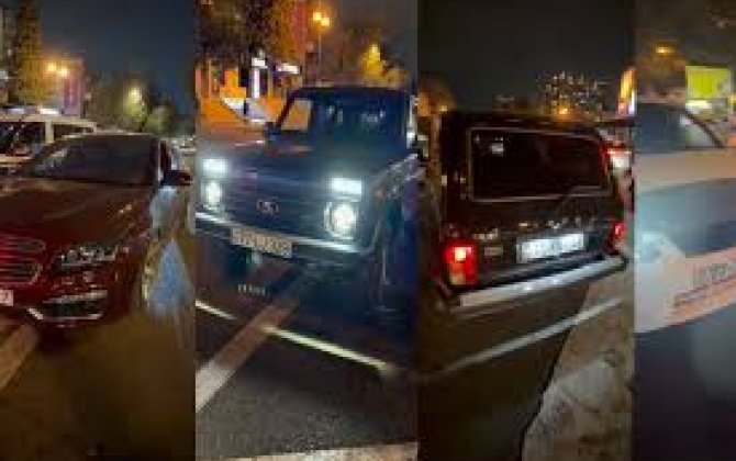 В Баку задержаны четыре автохулигана