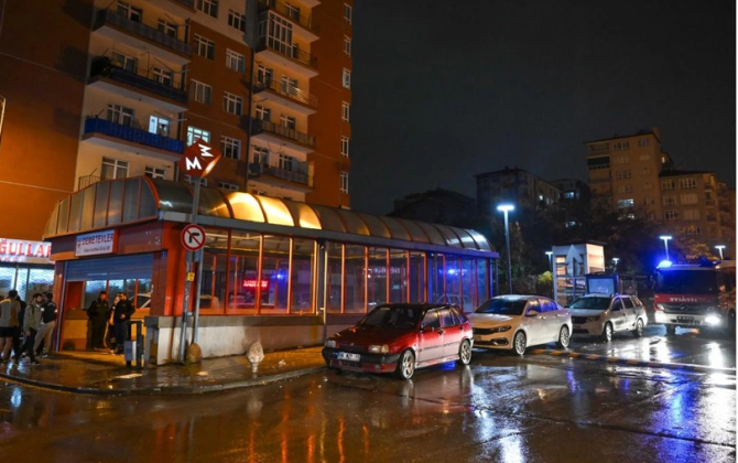 Ankara metrosunda tüstülənmə olub