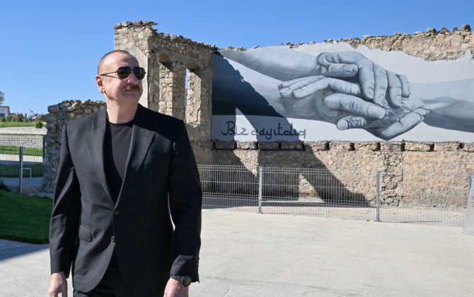 İlham Əliyev Cəbrayıl rayonunun Horovlu kəndinin birinci mərhələsinin açılışında iştirak edib - FOTO