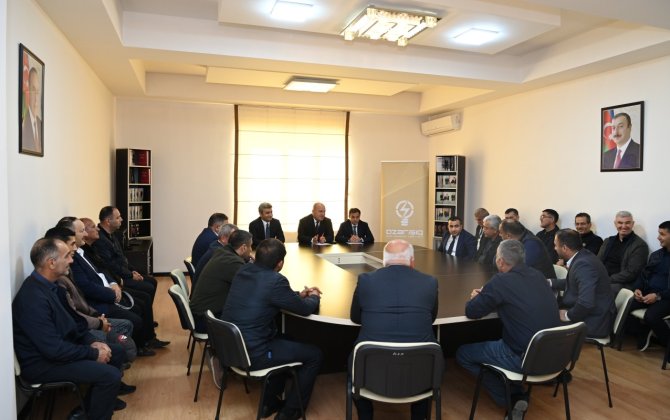 “Azərişıq” ASC-nin nümayəndələri Zərdabda fermer və sahibkarlarla görüşdü - FOTO