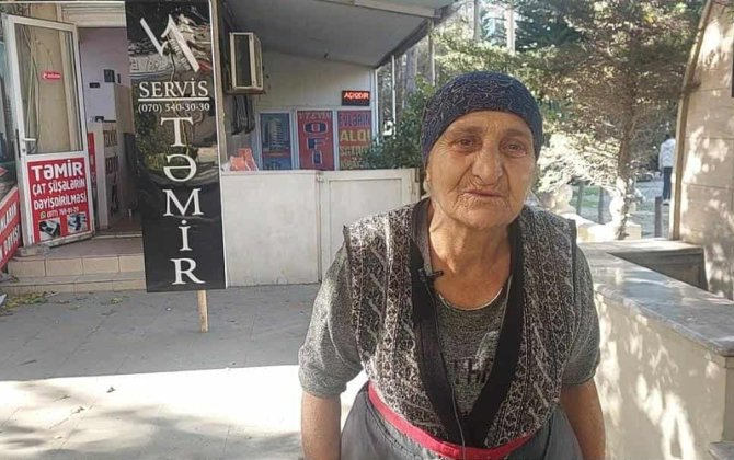 70 yaşı var, hər gün 6 mağazanı süpürür: Bakını təmizləyən o qadın kimdir? – Reportaj