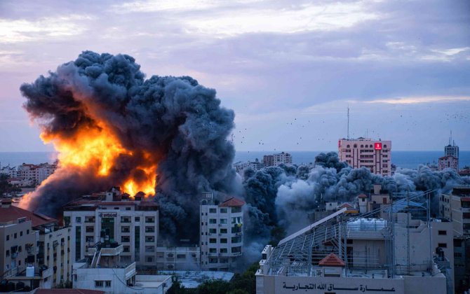 İsrail Qəzza şəhərinə aviazərbələr endirib