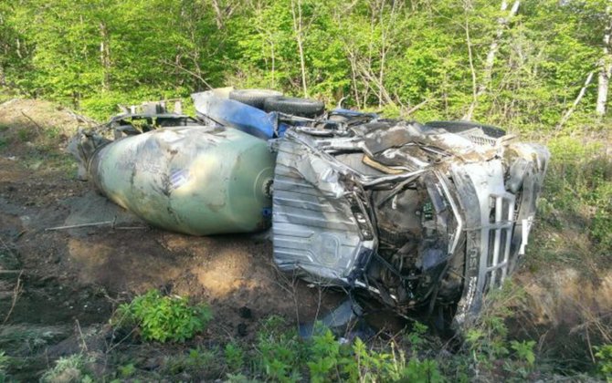 Ağdərədə betonqarışdıran maşın aşdı - Sürücü öldü