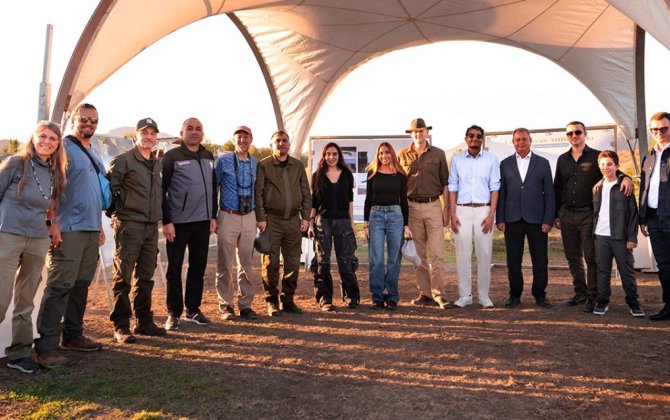 Leyla və Arzu Əliyevalar Axar-Baxar Milli Parkının açılış mərasimində - FOTOLAR