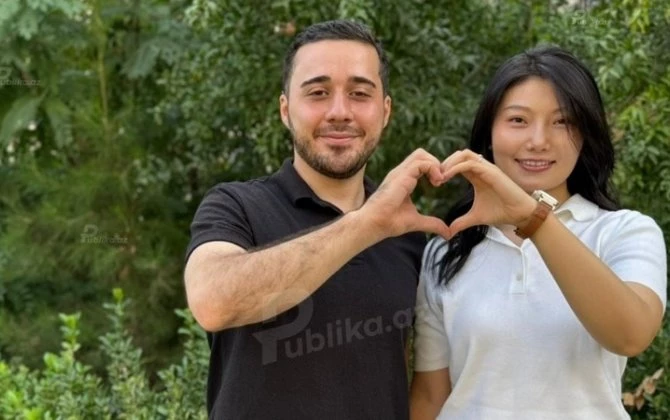От Китая до Баку: История межнационального брака Вюсала Рзаева и Ванью Цу-ФОТО